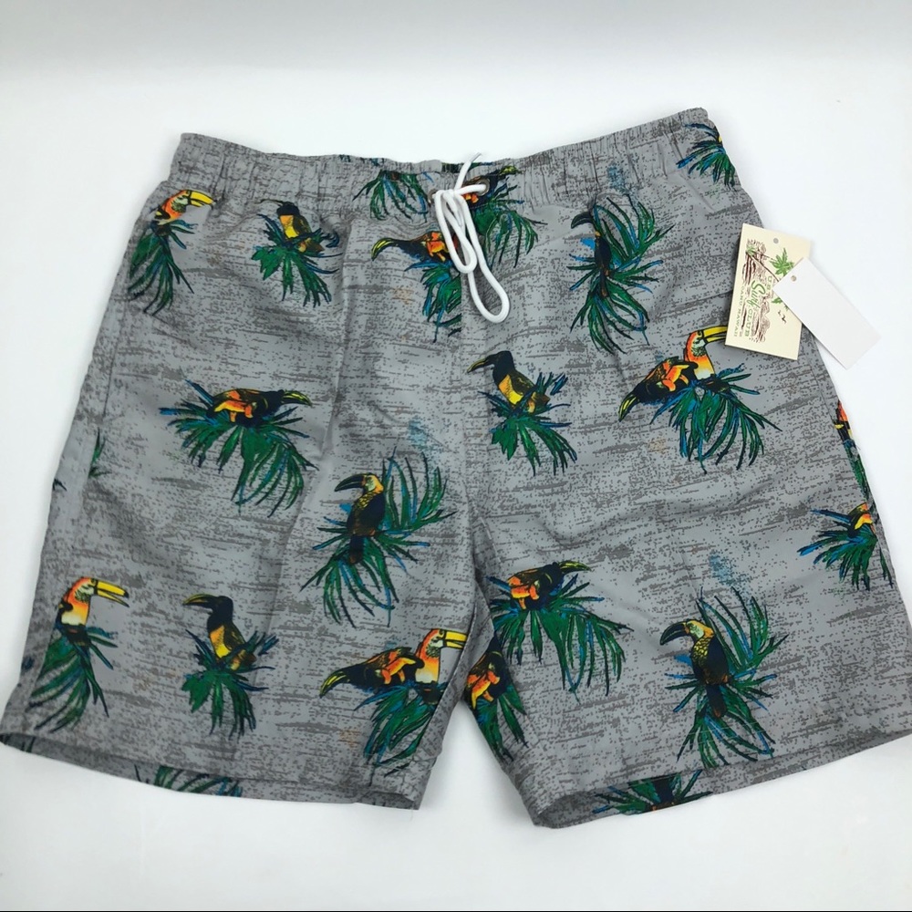 US SURF CLUB | swim trunks parrot